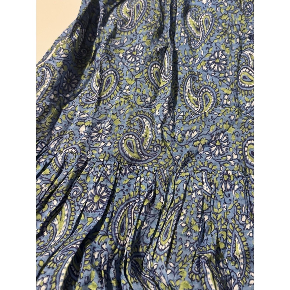 Veronica Beard Windansea Blue Paisley Maxi Dress Size Small - Picture 10 of 12